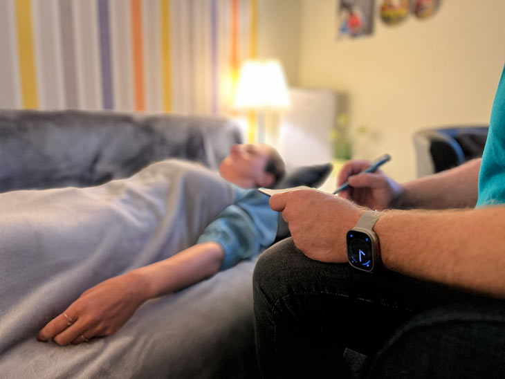 Jürgen und Klientin